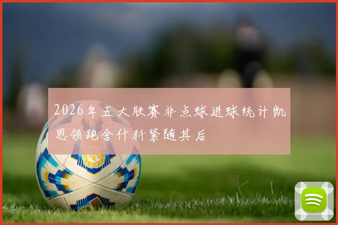 2026年五大联赛非点球进球统计凯恩领跑舍什科紧随其后